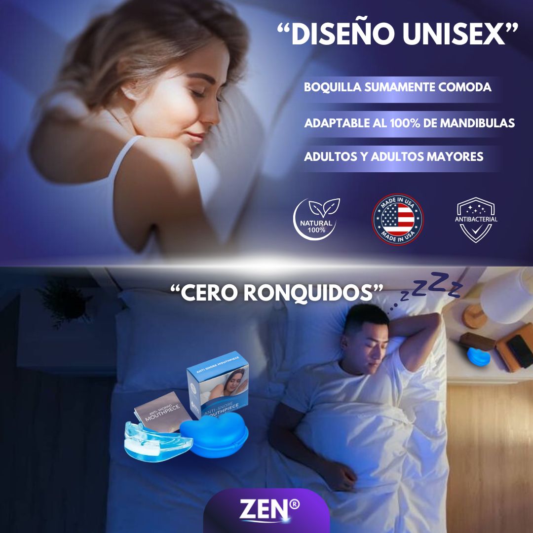 Zen® - Anti Ronquidos😴 EL SECRETO PARA DORMIR FELIZ. 😱